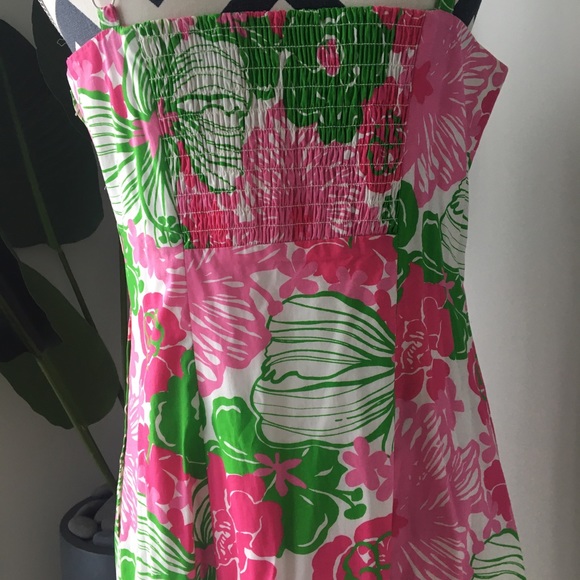 LILLY PULITZER floral sundress size 10. - Picture 5 of 9